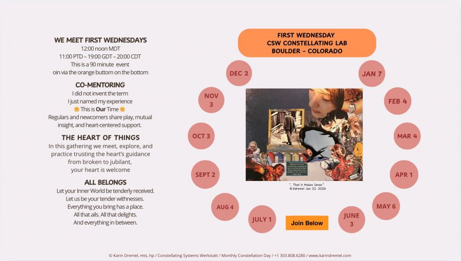 First Wednesdays Systems Constellating Lab (english/online)
